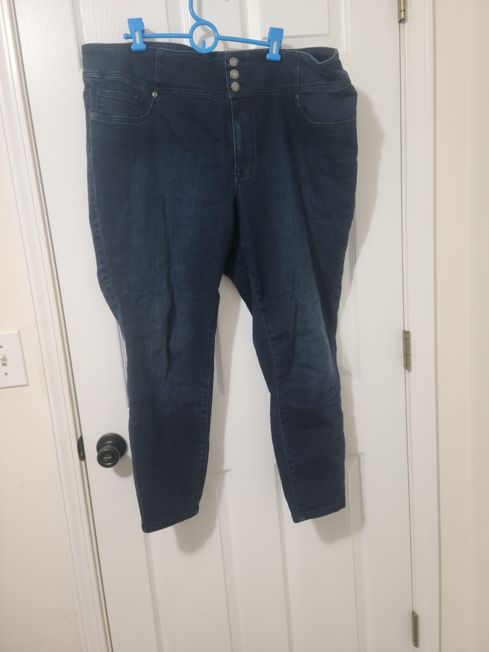Maurices High-Rise Dark Blue Jeggings